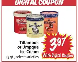 Foodmaxx Tillamook or Umpqua Ice Cream offer