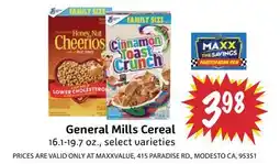 Foodmaxx General Mills Cereal offer