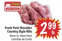 Foodmaxx Fresh Pork Shoulder Country Style Ribs offer
