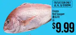 Hmart Frozen Red Snapper offer