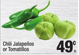 Super King Markets Chili Jalapeños or Tomatillos offer