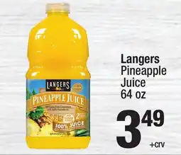 Super King Markets Langers Pineapple Juice offer