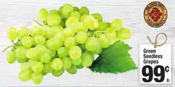 Super King Markets Green Seedless Grapes offer