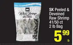 Super King Markets SK Peeled & Deveined Raw Shrimp offer