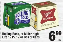 Super King Markets Rolling Rock, Miller High Life offer