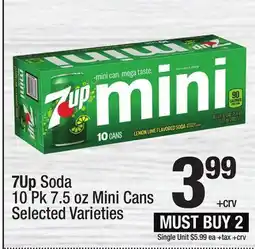 Super King Markets 7Up Soda offer