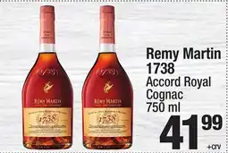 Super King Markets Remy Martin 1738 Accord Royal Cognac offer