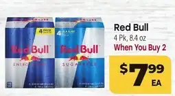 Tony’s Fresh Market Red Bull offer
