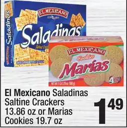 Super King Markets El Mexicano Saladinas Saltine Crackers or Marias Cookies offer