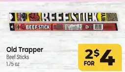 Tony’s Fresh Market Old Trapper Beef Sticks offer