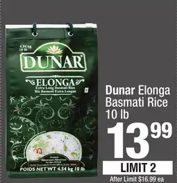 Super King Markets Dunar Elonga Basmati Rice offer