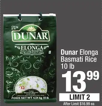 Super King Markets Dunar Elonga Basmati Rice offer