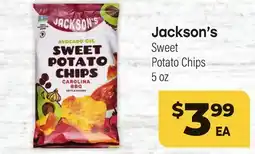 Tony’s Fresh Market Jackson's Sweet Potato Chips offer