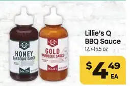 Tony’s Fresh Market Lillie's Q BBQ Sauce offer