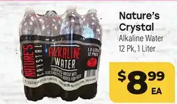 Tony’s Fresh Market Nature's Crystal Alkaline Water offer