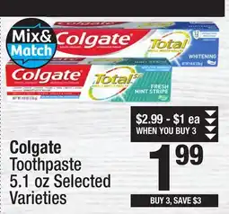 Super King Markets Colgate Toothpaste offer