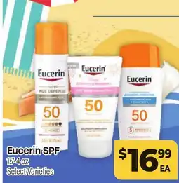 Tony’s Fresh Market Eucerin SPF offer