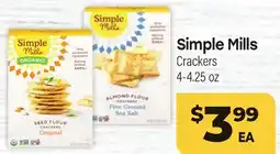 Tony’s Fresh Market Simple Mills Crackers offer