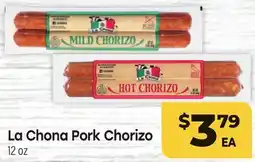Tony’s Fresh Market La Chona Pork Chorizo offer