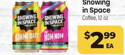 Tony’s Fresh Market SNOWING IN SPACE Coffee offer
