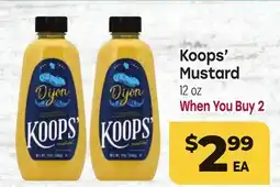 Tony’s Fresh Market Koops' Mustard offer