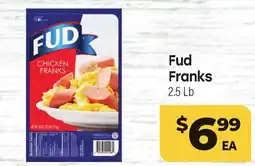 Tony’s Fresh Market Fud Franks offer
