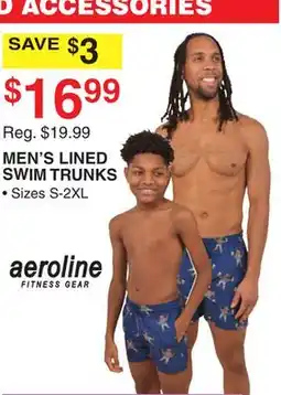 Dunham's Sports MEN'S LINED SWIM TRUNKS offer