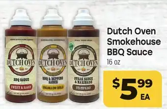 Tony’s Fresh Market Dutch Oven Smokehouse BBQ Sauce offer