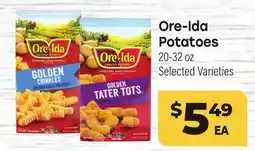 Tony’s Fresh Market Ore-Ida Potatoes offer