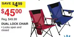 Dunham's Sports DUAL LOCK CHAIR offer
