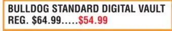 Dunham's Sports BULLDOG STANDARD DIGITAL VAULT offer