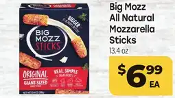 Tony’s Fresh Market Big Mozz All Natural Mozzarella Sticks offer