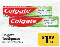 Tony’s Fresh Market Colgate Toothpaste offer