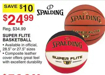 Dunham's Sports SPALDING SUPER FLITE BASKETBALL offer