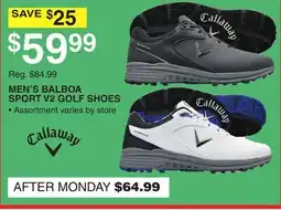 Dunham's Sports CALLAWAY MEN'S BALBOA SPORT V2 GOLF SHOES offer