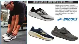 Dunham's Sports BROOKS MEN'S ANTHEM 8 RUNNING SHOES offer