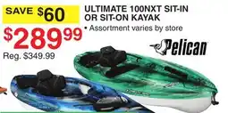 Dunham's Sports ULTIMATE 100NXT SIT-IN OR SIT-ON KAYAK offer