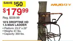 Dunham's Sports MUDDY 18'6 DROPTINE HD 1.5-MAN LADDER offer