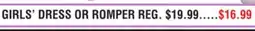 Dunham's Sports GIRLS' DRESS OR ROMPER offer