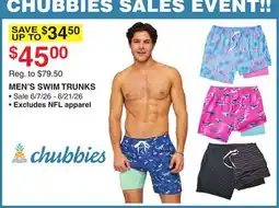 Dunham's Sports MEN'S SWIM TRUNKS offer
