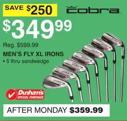 Dunham's Sports MEN'S FLY XL IRONS offer