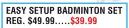 Dunham's Sports EASY SETUP BADMINTON SET offer