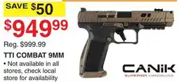 Dunham's Sports TTI COMBAT 9MM offer