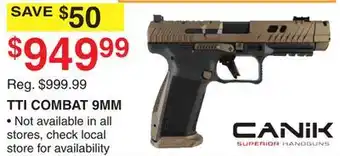 Dunham's Sports TTI COMBAT 9MM offer