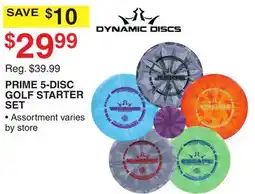 Dunham's Sports PRIME 5-DISC GOLF STARTER SET offer