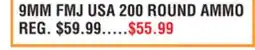Dunham's Sports 9MM FMJ USA 200 ROUND AMMO offer