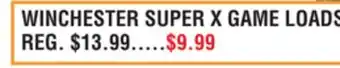 Dunham's Sports WINCHESTER SUPER X GAME LOADS offer