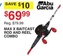 Dunham's Sports ABU GARCIA MAX X BAITCAST ROD AND REEL COMBO offer