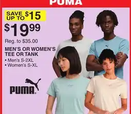 Dunham's Sports MEN'S OR WOMEN'S TEE OR TANK offer