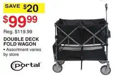 Dunham's Sports DOUBLE DECK FOLD WAGON offer